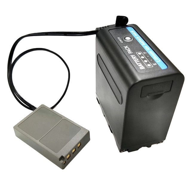 PS-BLS5 for Olympus DC Coupler Plus Rechargeable 7.4V 10000mAh NP-F980 NP-F970 NPF960 Battery with USB-C Charge Output for Sony