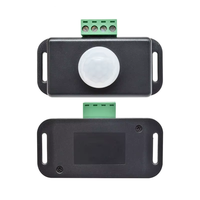 Capteur infrarouge de corps humain large tension 12-24V armoire LED lumières avec interrupteur de capteur