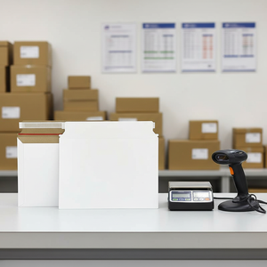 Sobres de Papel Kraft Biodegradables para Documentos, Material Grueso, Sobres Blancos para Envíos Urgentes, Disponibles para Venta al Por Mayor - Product Image 1