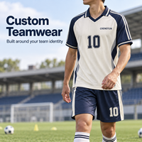 Maillot de football personnalisé décontracté pour supporters, maillot de football entièrement sublimé, uniforme d'équipe de football, club OEM