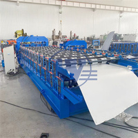 Machine de fabrication de toitures en tôle ondulée Machine de fabrication de toitures métalliques en acier de couleur Machine de pressage de tuiles profilées Ibr en métal