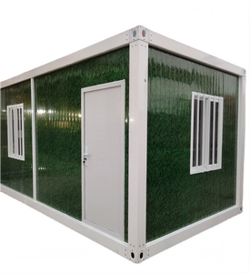 Maison préfabriquée économique en conteneur, isolée avec panneaux <span class=keywords><strong>sandwich</strong></span> en laine de roche, bureau mobile portable - Product Image 3