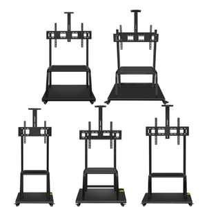 Support de sol en acier laminé à froid KELMY pour téléviseurs et moniteurs de 42 à 100 pouces, chariot mobile pour <span class=keywords><strong>téléviseur</strong></span> - Product Image 6