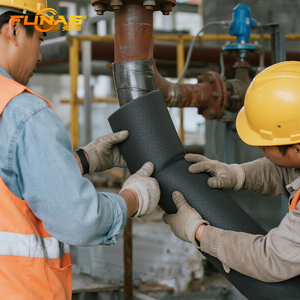 Funas cách nhiệt cao su bọt ống cho ống đồng, tự dính cách âm HVAC ống với độ ẩm rào cản - Product Image 4