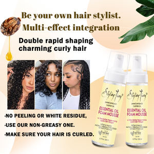 Vente en gros de boucles définies pour hommes, texture lissante, protection contre la chaleur, marque privée, <span class=keywords><strong>mousse</strong></span> moussante pour cheveux - Product Image 6