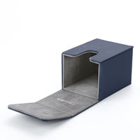 Boîte de collecte aimant rabat stockage extérieur commerce Yugioh Tarot support de jeu Sidewinder Flip PU cuir Deck cartes