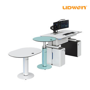 Console commerciale ergonomique réglable en hauteur, idéale pour divers espaces de bureau, conçue pour le confort humain - Product Image 2