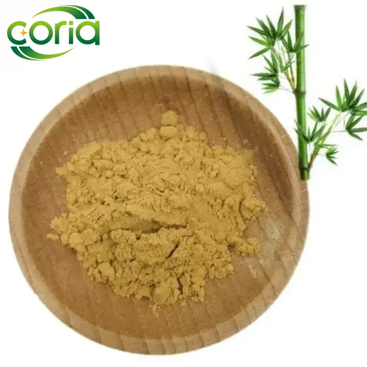 Fornitura estratto di foglie di bambù leggero in polvere naturale 10:1 estratto di foglie di bambù
