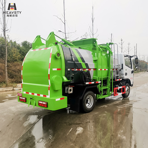 HEAVSTY Nouveau Camion Compact à Benne Carrée pour Déchets Alimentaires, Diesel, Manuel, 155 CV, Levage Hydraulique, Collecteur de Poubelles 120L/240L - Product Image 5