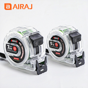 Cinta Métrica <span class=keywords><strong>Fluorescente</strong></span> <span class=keywords><strong>de</strong></span> Acero Inoxidable AIRAJ <span class=keywords><strong>de</strong></span> 7.5 Metros, 25mm <span class=keywords><strong>de</strong></span> Ancho, Alta Precisión, Resistente al Agua y al Desgaste - Product Image 1