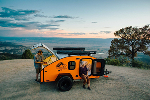 Rimorchio Camper Compatto Ecocampor per Fuoristrada, Roulotte con Freno Elettrico per Campeggio e Cucina da Tenda - Product Image 3