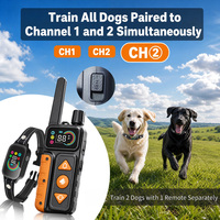 Collier de dressage pour chien étanche rechargeable à distance de 1000 m, nouvelle puce de reconnaissance des aboiements améliorée, certification complète OEM/OEM