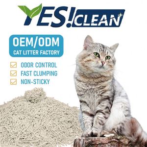 Litière pour chat en tofu à granulométrie fine, sans poussière, forte absorption, biodégradable, sable pour chat écologique, fourniture d'usine - Product Image 1