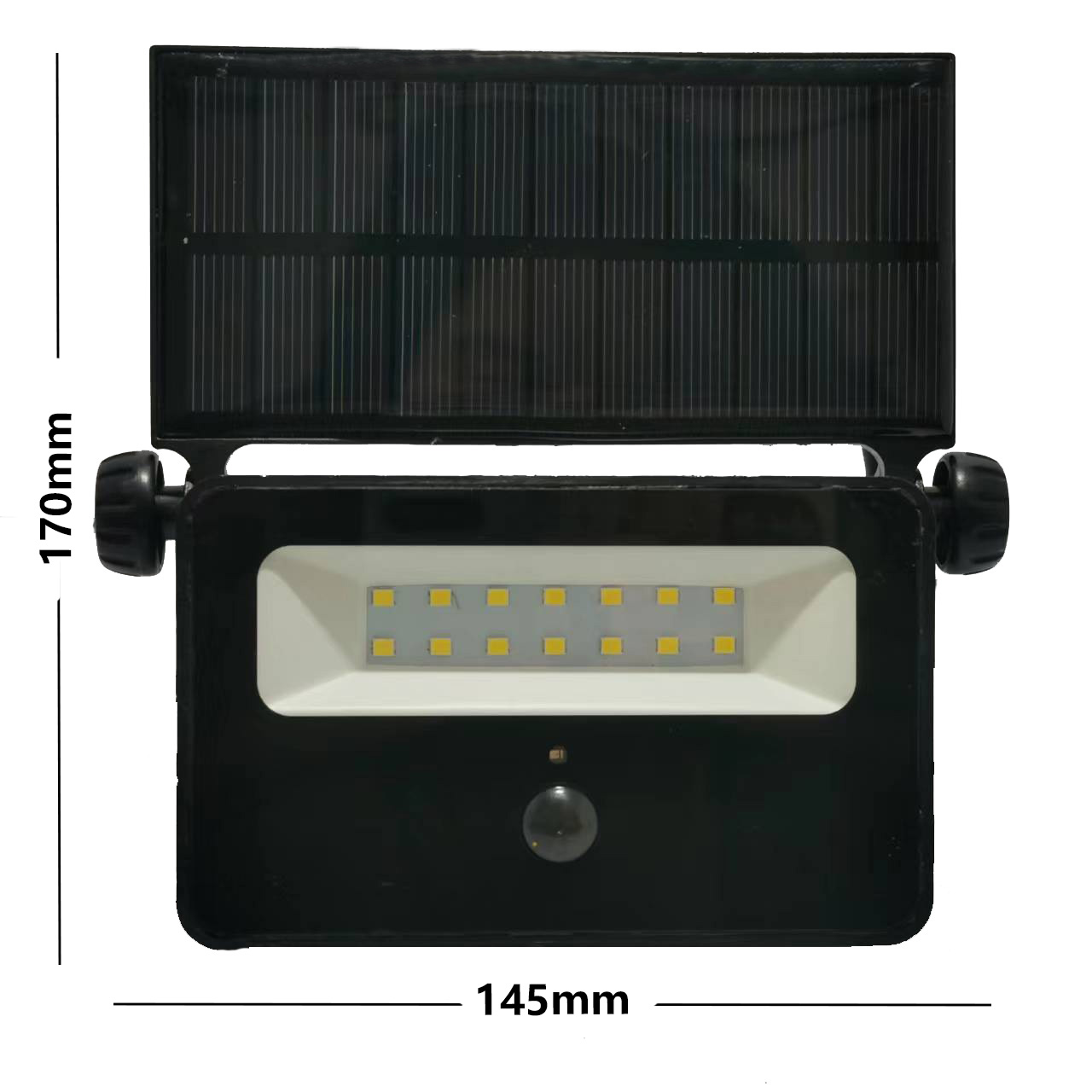 LED Solar Light 850lm IP65 Waterproof Outdoor PIR Motion Sensor Solar Wall Light