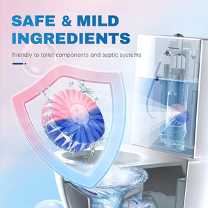 Pastillas limpiadoras de inodoro de doble efecto, desechables, ecológicas, con efecto de descarga automática, duran 300 usos, venta al por mayor - Product Image 2