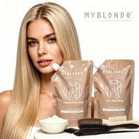 Crème Lissante Professionnelle Anti-Frisottis pour Cheveux Afro – Cosmétiques de Salon – Redressement Capillaire 1000ml*2/set – Marque Privée
