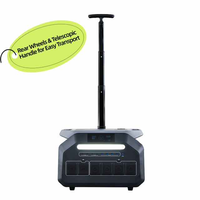 3200W LiFePO4 Battery High Capacity 2048Wh Solar Generator Outdoor Portable Power Station for Home Backup