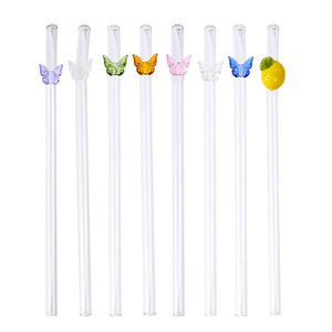 Glass Straw Straight Pipe Bendable Transparent Reusable For Adults Students Environmentally Friendly - Product Image 5