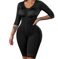 Gaine de compression grande taille, liposuccion, BBL, shapewear, manches longues, Colombianas Fajas Para Mujer, post-chirurgie