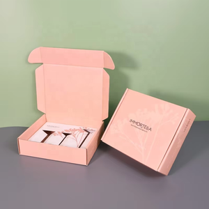Emballage en carton ondulé brun avec logo personnalisé, papier kraft, boîtes d'expédition, éponge, recyclable, laminage mat, respectueux de l'environnement - Product Image 2