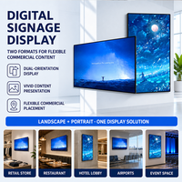 Écran tactile LCD mural de 43 pouces avec point d'accès Wi-Fi pour la publicité commerciale dans les magasins de détail, les hôtels et les restaurants