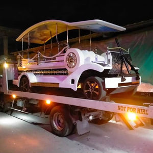 Venta caliente Classic Tow Type Ataúd Hearse Funeral Chariot Funeral Car Fabricante Motocicleta Remolque Ataúd Carro - Product Image 1