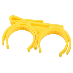 <b>Golf</b> Ball Clip Double Holder Foldable Plastic <b>Golf</b> Accessory For Golfers With Rotatable Design In Red Blue Yellow Black Colors - Product Image 3
