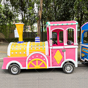 Train sans rails coloré et personnalisable pour enfants, pour parcs d'attractions et centres commerciaux - Product Image 3