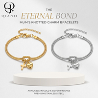 Bracelet personnalisé avec pendentif cœur gravé, chaîne double serpent 17+5cm, bijoux en acier inoxydable, vente en gros