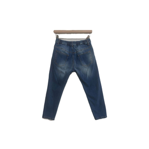Jeans Husky Fit para Niños, Lavado Doble, Cierre de Botón y Cremallera, Cintura Elástica, Cómodos, Duraderos, Casuales, de Mezclilla - Product Image 2