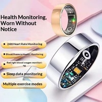 Nouvelle bague connectée R1000 2026, tracker d'activité physique, boîtier en acier, moniteur de fréquence cardiaque et de sommeil, étanche IP68 pour hommes et femmes