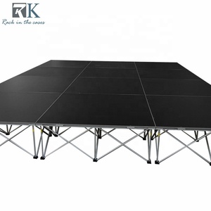 1x1m Quickly Folding Riser Assembled Removable 4x4ft Stage Panel Dance Flooring Stage Platform - Product Image 1