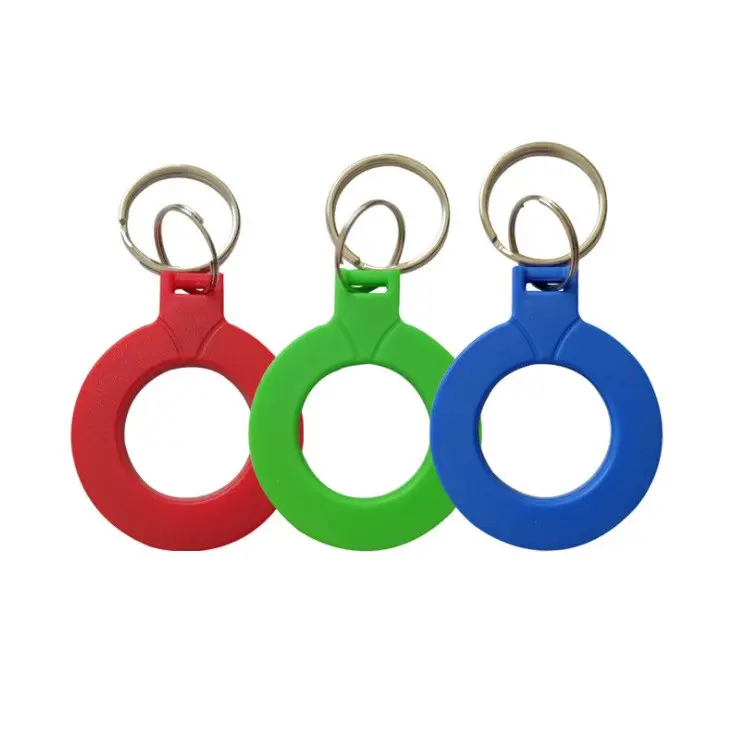 New product 125khz round ABS smart rfid ring rfid tag proximity rfid keyfob OEM custom tag for electronic door system