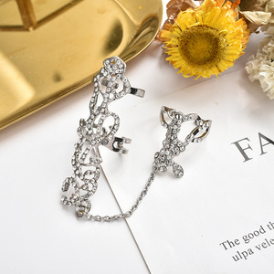 Flower Shape Rhodium Plated 925 Silver <b>Crystal</b> <b>Ring</b> Women's Romantic Everyday Wear Adjustable Jewelry - Product Image 2