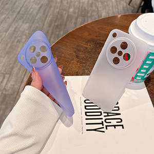 Funda Protectora Ultrafina de TPU Mate de 0.9mm con Soporte para Teléfono, Resistente a Golpes, para <span class=keywords><strong>VIVO</strong></span> X200 <span class=keywords><strong>Pro</strong></span> IQ00 y OPPO FIND <span class=keywords><strong>X8</strong></span> <span class=keywords><strong>PRO</strong></span> - Product Image 3