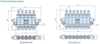 Fournisseurs chinois BAOTN GFA Distributeur de graisse de décompression quantifiée Système de lubrification Distributeur pour tour CNC
