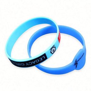 Pulseras de Silicona Personalizadas con Logotipo a Color para Eventos Promocionales - Product Image 3