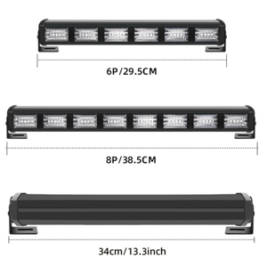 Bande lumineuse d'avertissement stroboscopique 6/8/ Double face, dispositif d'incrémentation du <span class=keywords><strong>trafic</strong></span>, lumière d'avertissement de toit à LED StripApp Control - Product Image 2