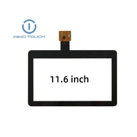 Écran tactile multipoints LCD 11,6 pouces 16:9 1920*1080, panneau tactile capacitif Pcap en verre transparent