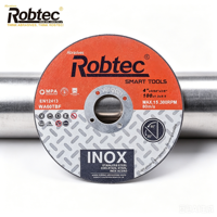 Disque de découpe en résine super fin 0,8 mm 115 x 22,23 mm pour acier inoxydable - Meule pour meuleuse d'angle haute vitesse (13300 tr/min)