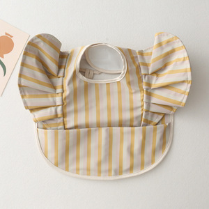 Bavoir pour bébé réglable et imperméable à la mode vente en gros avec <span class=keywords><strong>attrape</strong></span>-nourriture bavoirs pour bébé - Product Image 5