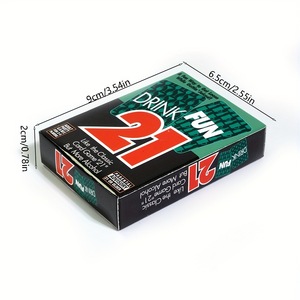 Drink Fun 21, Juego <span class=keywords><strong>de</strong></span> Cartas <span class=keywords><strong>para</strong></span> Beber en Pareja, Romántico, en Inglés, con Soporte <span class=keywords><strong>de</strong></span> Papel, Envío Directo Internacional - Product Image 1