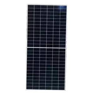 중국 제조업체 도매 가격 반 셀 태양 광 발전 모듈 패널 태양 광 농장 에너지 시스템 용 태양 광