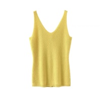 Gilet en tricot coréen pour femme, design luxueux, cachemire, hiver, décontracté, boutonné