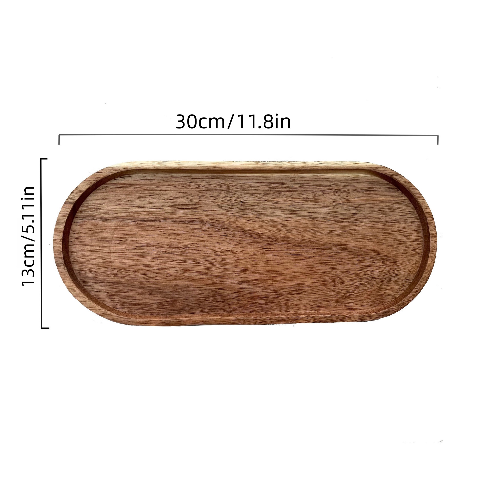 disque ovale en bois burly