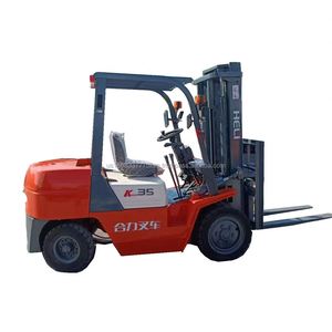 Chariot élévateur Heli K35 d'occasion avec moteur diesel, capacité de charge de 3,5 tonnes, hauteur de levage hors route de 3 m, fabriqué en Chine - Product Image 1