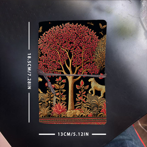 A6 handmade văn phòng máy tính xách tay 80 Sheets cao cấp quà tặng cho hội nghị lớn Đại Biểu với cây beo bướm chuồn chuồn hoa - Product Image 6