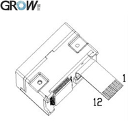 Module de lecteur de code-barres 1D 2D GROW GM65S, lecteur de code QR, code-barres pour Android Arduino avec SDK gratuit