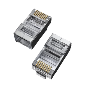 <span class=keywords><strong>Ftp</strong></span> 8P8C CAT5E pha lê đầu mạng che chắn CAT5 RJ45 kết nối - Product Image 2