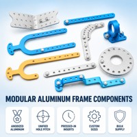 Kit de pièces de robot en aluminium anodisé, assortiment multi-pièces, série personnalisée, fabricant OEM